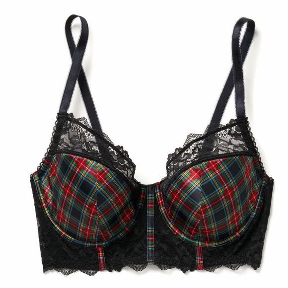 1+1 2pcs Victoria’s Secret + Green Plaid Intimates Bundle - Picture 4 of 14